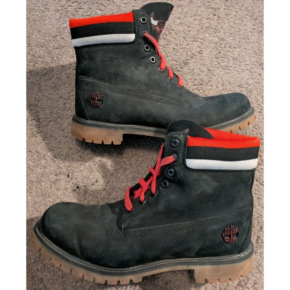 Timberland NBA Mitchell and Ness 6 Inch Classic Premium Boot Chicago Bulls Mens
